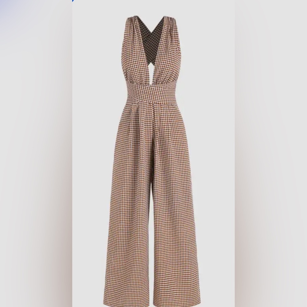 Cider Gingham Jumpsuit